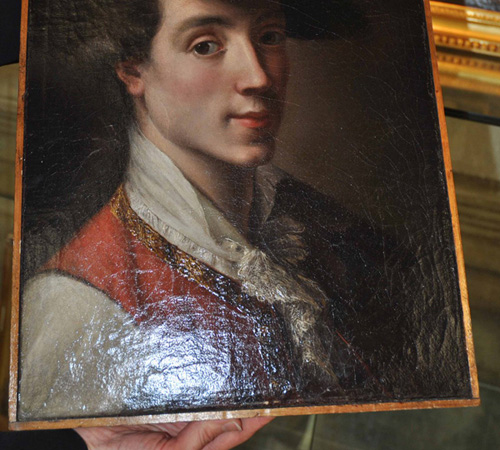 illustration portrait tableau ancien