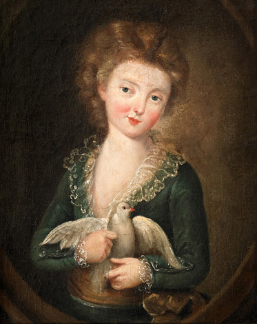 Tableau à vendre portrait enfant jean baptiste greuze