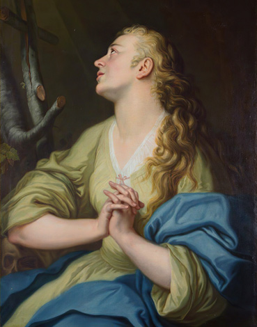 Tableau à vendre portrait marie madeleine pompeo batoni