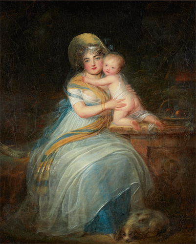 Painting for sale genre scene mother and child louis léopold boilly